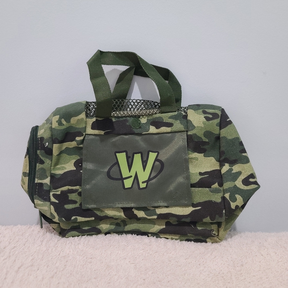 Webkinz Camouflage  Green Camo Zippered canvas Pet Carrier  by GANZ